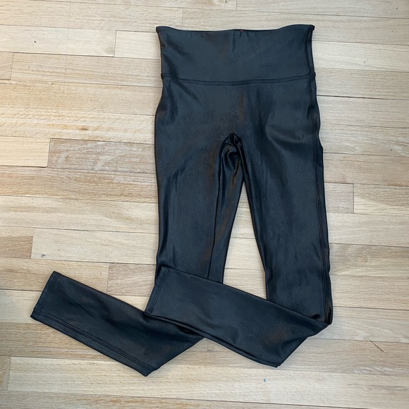 Spanx Faux Leather Leggings NWOT - Picture 4 of 9